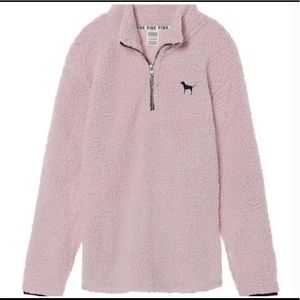 clearance: vs pink quarter zip